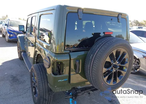 2022 Jeep Wrangler 4Xe Unlimited Sahara 4X4 из США, поврежденный, VIN 1C4JJXP60NW229061